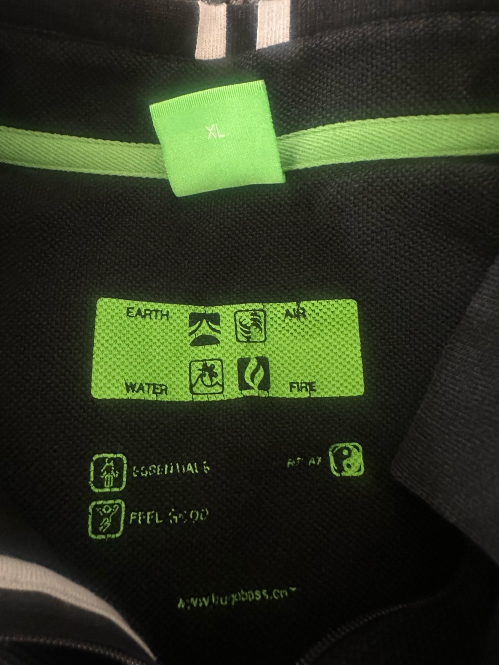 Hugo Boss Black Quarter Zip Polo Shirt (Size XL) - Picture 5 of 7